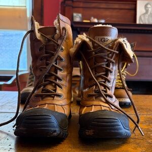 UGG Brown and Black Winter Boots